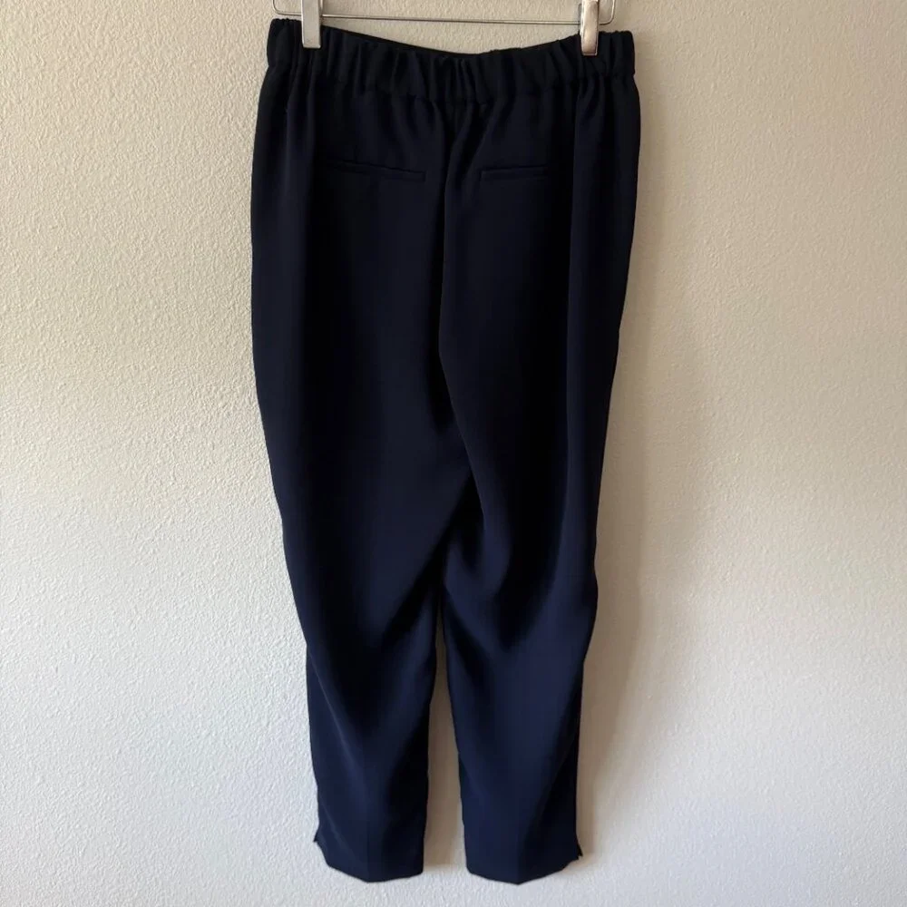 J. Crew Navy Blue Drapey Pull On‎ Pant Size 2